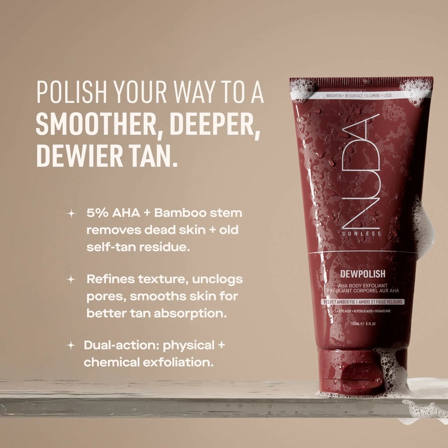 DewPolish AHA Body Exfoliant